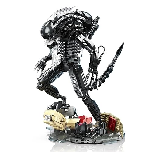 barweer Berühmte Film Xenomorph Klemmbausteine Set Modell: Alien Figur Deko, Ideal Actionfiguren Weihnachten Geschenk für Erwachsene und Jungen ab 6-16+ (882 Teile) von barweer