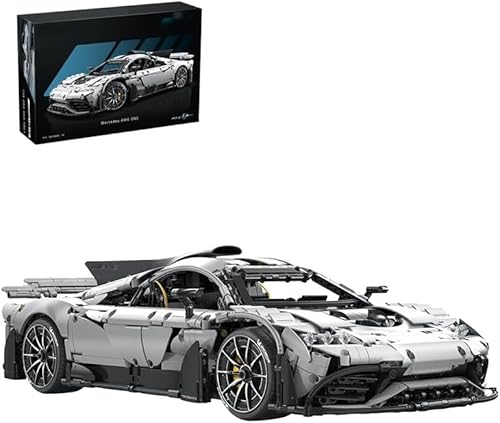barweer Klemmbausteine Autos RC Ferngesteuert Technik Sammlung Geschenk für Erwachsene und Männer,C61503W Master Building Set Groß 1:8 Sportwagen Bausteine (3295 Teile) von barweer