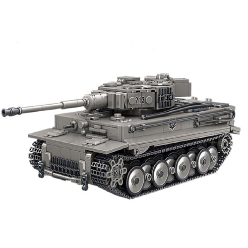 barweer Tiger Panzer Klemmbaustein, Panlos 632015, Militär WW2 Panzer Modell Bausteine Set, Sammlung Geschenk für Erwachsene und Männer (1776 Teile) von barweer