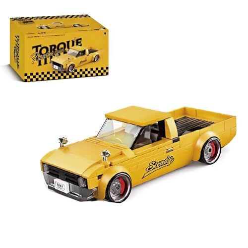 barweer 1:32 Toroue Titans Freedom Cruiser Technik Pickup Klemmbausteine Set - Premium Autos Modell Sammlung Geschenk für Erwachsene Männer und Junge (297 Teile) von barweer