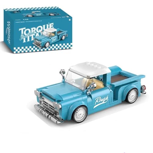 barweer 1:32 M1 Technik Pickup Klemmbausteine Autos Set - Premium Autos Modell Sammlung Geschenk für Erwachsene Männer und Junge (297 Teile) von barweer