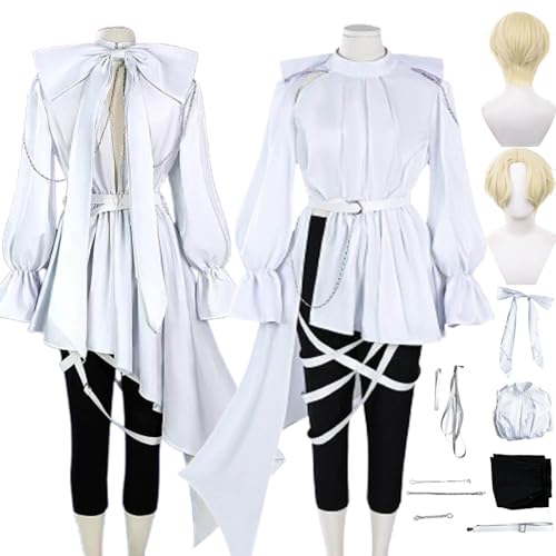 bbganlian Anime Charakter Luka Cosplay Kostüm Outfit Alien Stage Mizi Ivan Hyuna Rollenspiel Uniform Komplettes Set Halloween Party Karneval Dress Up Anzug mit Perücke für Männer (L) von bbganlian
