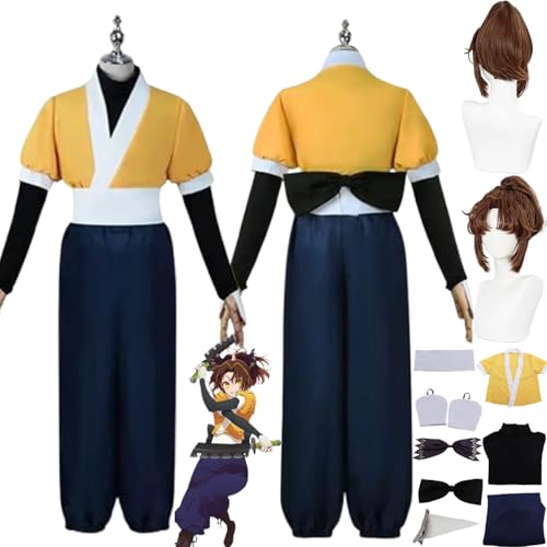 bbganlian Anime Oshi No Ko Season 2 Arima Kana Cosplay Kostüm Outfit Rollenspiel Uniform Komplettes Set Halloween Karneval Party Dress Up Anzug mit Perücke Kopfschmuck für Frauen (XXXL) von bbganlian