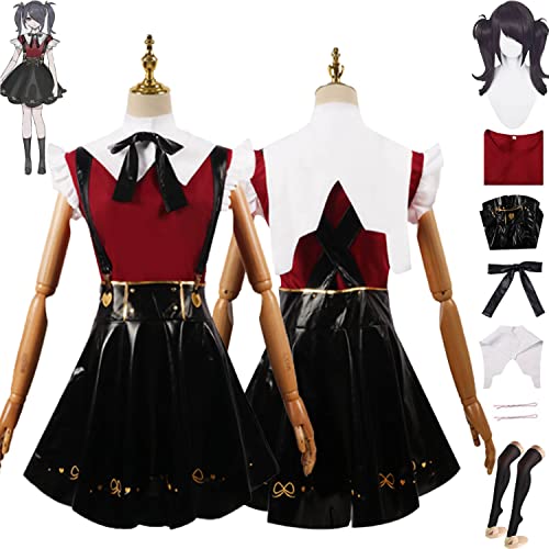 bbganlian Needy Girl Overdose Ame-chan Cosplay Kostüm Outfit Spiel Charakter KANgel Uniform Komplettes Set Halloween Karneval Party Dress Up Anzug mit Perücke für Frauen (XS) von bbganlian