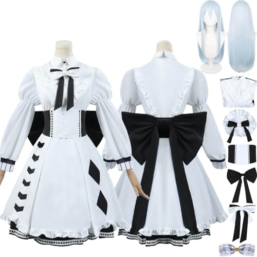 bbganlian Project Sekai Colorful Stage Yoisaki Kanade Cosplay Kostüm Outfit Spiel Charakter Uniform Komplettes Set Halloween Karneval Party Dress Up Anzug mit Perücke für Frauen (L) von bbganlian