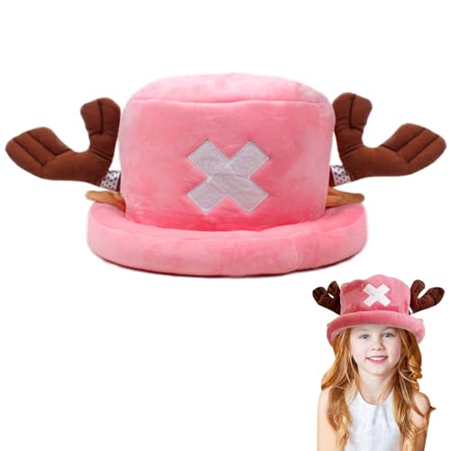 bechoanigel Anime Cosplay Hut, One Piece Chopper-Mütze, Anime Cartoon Hat, Winterplüschmütze, Süße Hüte Warm und Bequem, Cosplay Party Geburtstag Plüschmütze, Rosa Hüte für Erwachsene und Kinder bechoanigel Anime Cosplay Hut, One Piece Chopper-Mütze, Anime Cartoon Hat, Winterplüschmütze, Süße Hüte Warm und Bequem, Cosplay Party Geburtstag Plüschmütze, Rosa Hüte für Erwachsene und Kinder von bechoanigel