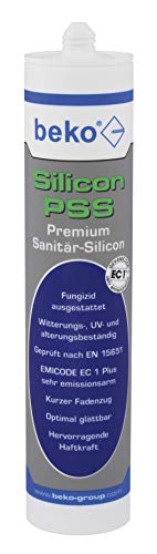 beko Silicon PSS 310 ml grau Premium-Sanitär-Silicon 225 100 45 von beko