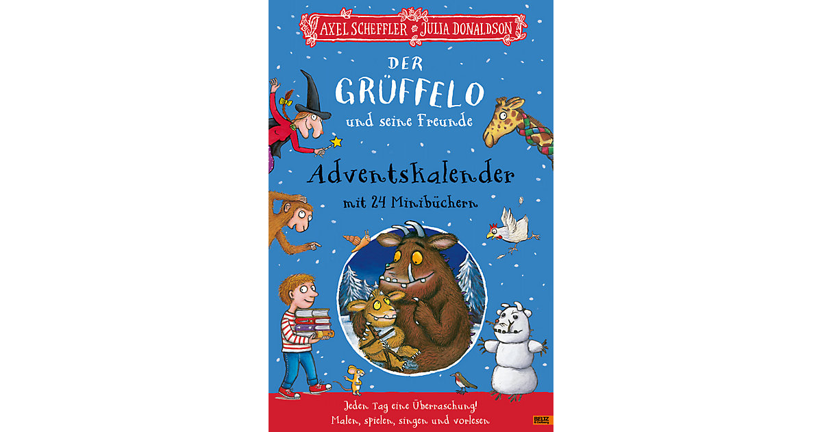 Buch - Der Grüffelo und seine Freunde. Adventskalender mit 24 Minibüchern Buch - Der Grüffelo und seine Freunde. Adventskalender mit 24 Minibüchern von beltz verlag