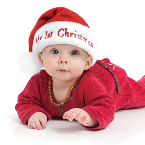 Weihnachtsmütze Baby Nikolausmütze Baby "My 1st Christmas"Plüsch Weihnachtsmann mütze Rote Santa Mütze Bequemes Dicker Klassischer nikolaus mütze aus Samt für Gedenken festliche Partys im neuen Jahr Weihnachtsmütze Baby Nikolausmütze Baby "My 1st Christmas"Plüsch Weihnachtsmann mütze Rote Santa Mütze Bequemes Dicker Klassischer nikolaus mütze aus Samt für Gedenken festliche Partys im neuen Jahr von benpen