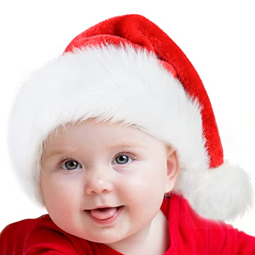 benpen Weihnachtsmütze Baby Nikolausmütze Rote Santa Mütze Bequemes Dicker Klassischer nikolaus mütze aus Samt für festliche Partys im neuen Jahr benpen Weihnachtsmütze Baby Nikolausmütze Rote Santa Mütze Bequemes Dicker Klassischer nikolaus mütze aus Samt für festliche Partys im neuen Jahr von benpen