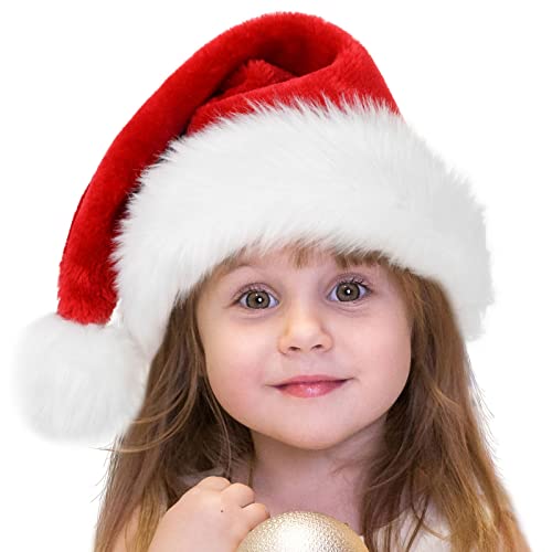 benpen Weihnachtsmütze Kinder Nikolausmütze Kinder Plüsch Weihnachtsmann mütze Rote Santa Mütze Bequemes Dicker Klassischer Nikolaus Mütze aus Samt für festliche Partys im neuen Jahr benpen Weihnachtsmütze Kinder Nikolausmütze Kinder Plüsch Weihnachtsmann mütze Rote Santa Mütze Bequemes Dicker Klassischer Nikolaus Mütze aus Samt für festliche Partys im neuen Jahr von benpen