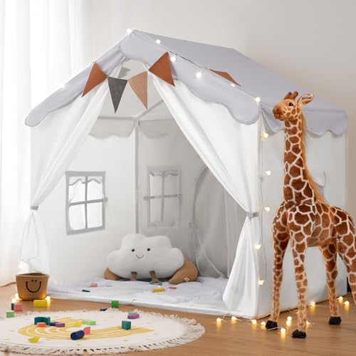 besrey 2 IN 1 Kinderzelt, Kinder Spielhaus Indoor mit Matte und Lichtern, Kinder Bettzelt,Spielzelt für Drinnen,Prinzessin Zelt, Kinderspielhaus, Kuschelecke Kinderzimmer Dekor ab 3 Jahre Lila besrey 2 IN 1 Kinderzelt, Kinder Spielhaus Indoor mit Matte und Lichtern, Kinder Bettzelt,Spielzelt für Drinnen,Prinzessin Zelt, Kinderspielhaus, Kuschelecke Kinderzimmer Dekor ab 3 Jahre Lila von besrey