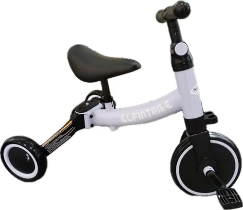 besrey 5 in 1 Laufräder Laufrad Kinderdreirad Dreirad Lauffahrrad Lauflernhilfe für Kinder ab 1 Jahre bis 4 Jahren (Hellviolett) von besrey