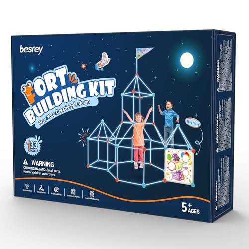 besrey Höhle Kinder – 133PCS Konstruktionsspielzeug mit Wurfspiel, Outdoor Garten Spielzeug, Kreatives Höhle Bauen Kinder Bauset für Indoor/Outdoor, XXL Bausteine, Fort Building Kit besrey Höhle Kinder – 133PCS Konstruktionsspielzeug mit Wurfspiel, Outdoor Garten Spielzeug, Kreatives Höhle Bauen Kinder Bauset für Indoor/Outdoor, XXL Bausteine, Fort Building Kit von besrey