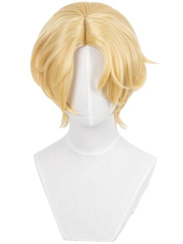 bi bi hou Alien Stage Luka Cosplay Perücke Blond Kurze Anime Alien Stage Verkleidung Luka Wig Halloween Karneval Party Kostüm Zubehör Anime Perücke Erwachsene von bi bi hou