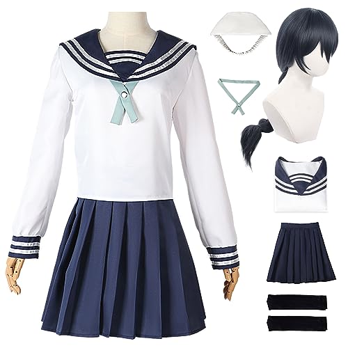 bi bi hou Amanai Riko Cosplay Kostüm Komplettes Set mit Perücke Anime Jujutsu Kaisen Cosplay Verkleidung Riko Amanai Cosplay Schuluniform Halloween Karneval Party Kostüm Erwachsene bi bi hou Amanai Riko Cosplay Kostüm Komplettes Set mit Perücke Anime Jujutsu Kaisen Cosplay Verkleidung Riko Amanai Cosplay Schuluniform Halloween Karneval Party Kostüm Erwachsene von bi bi hou