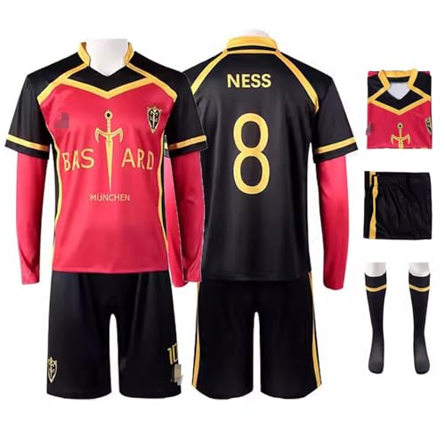 bi bi hou Blue Lock Cosplay Alexis Ness Kostüm Trikot Set Oberteil Shorts und Socken Blue Lock Alexis Ness Uniform Football Jersey Weihnachten Halloween Karneval Party Sport Kostüm bi bi hou Blue Lock Cosplay Alexis Ness Kostüm Trikot Set Oberteil Shorts und Socken Blue Lock Alexis Ness Uniform Football Jersey Weihnachten Halloween Karneval Party Sport Kostüm von bi bi hou