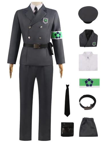 bi bi hou Blue Lock Cosplay Isagi Yoichi Garde Kostüm mit Hut Anime Blue Lock Isagi Yoichi Militärische Uniform Weihnachten Halloween Karneval Party Bühnenauftritt Kostüm Erwachsene bi bi hou Blue Lock Cosplay Isagi Yoichi Garde Kostüm mit Hut Anime Blue Lock Isagi Yoichi Militärische Uniform Weihnachten Halloween Karneval Party Bühnenauftritt Kostüm Erwachsene von bi bi hou