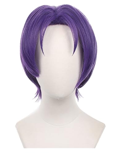 bi bi hou Blue Lock Mikage Reo Cosplay Perücke Lila Kurze Anime Blue Lock Verkleidung Mikage Reo Wig Halloween Karneval Party Kostüm Zubehör Anime Perücke Erwachsene bi bi hou Blue Lock Mikage Reo Cosplay Perücke Lila Kurze Anime Blue Lock Verkleidung Mikage Reo Wig Halloween Karneval Party Kostüm Zubehör Anime Perücke Erwachsene von bi bi hou