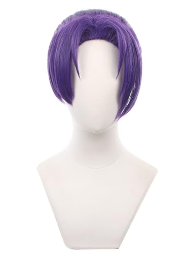 bi bi hou Blue Lock Mikage Reo Cosplay Perücke Lila Kurze mit Pferdeschwanz Anime Blue Lock Verkleidung Mikage Reo Wig Halloween Karneval Party Kostüm Zubehör Anime Perücke Erwachsene bi bi hou Blue Lock Mikage Reo Cosplay Perücke Lila Kurze mit Pferdeschwanz Anime Blue Lock Verkleidung Mikage Reo Wig Halloween Karneval Party Kostüm Zubehör Anime Perücke Erwachsene von bi bi hou