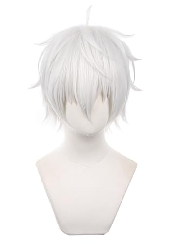 bi bi hou Blue Lock Nagi Seishiro Cosplay Perücke Weiß Kurze Anime Blue Lock Verkleidung Nagi Seishiro Wig Halloween Karneval Party Kostüm Zubehör Anime Perücke Erwachsene bi bi hou Blue Lock Nagi Seishiro Cosplay Perücke Weiß Kurze Anime Blue Lock Verkleidung Nagi Seishiro Wig Halloween Karneval Party Kostüm Zubehör Anime Perücke Erwachsene von bi bi hou