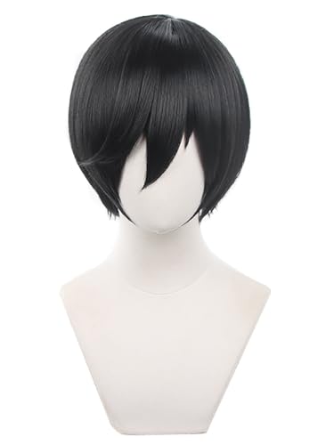 bi bi hou Blue Lock Rin Itoshi Cosplay Perücke Schwarz Kurze Anime Blue Lock Verkleidung Rin Itoshi Wig Halloween Karneval Party Kostüm Zubehör Anime Perücke Erwachsene bi bi hou Blue Lock Rin Itoshi Cosplay Perücke Schwarz Kurze Anime Blue Lock Verkleidung Rin Itoshi Wig Halloween Karneval Party Kostüm Zubehör Anime Perücke Erwachsene von bi bi hou
