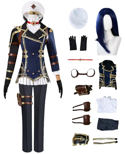 bi bi hou Caitlyn Cosplay Kostüm Set mit Perücke Anime Arcane 2 Cosplay Verkleidung Caitlyn Kiramman Uniform Polizistinnen Weihnachtstag Halloween Karneval Party Bühnenauftritt Kostüm bi bi hou Caitlyn Cosplay Kostüm Set mit Perücke Anime Arcane 2 Cosplay Verkleidung Caitlyn Kiramman Uniform Polizistinnen Weihnachtstag Halloween Karneval Party Bühnenauftritt Kostüm von bi bi hou
