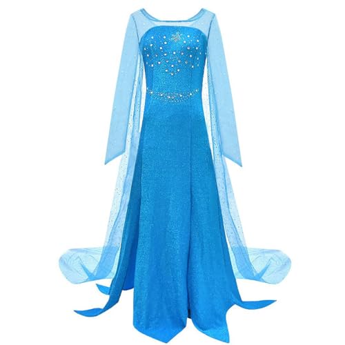 bi bi hou Damen ELSA Prinzessin Kleid mit Perücke Schneekönigin Verkleidung Prinzessin ELSA Cosplay Kostüm Weihnachten Halloween Karneval Party Bühnenauftritt Kostüm für Erwachsene bi bi hou Damen ELSA Prinzessin Kleid mit Perücke Schneekönigin Verkleidung Prinzessin ELSA Cosplay Kostüm Weihnachten Halloween Karneval Party Bühnenauftritt Kostüm für Erwachsene von bi bi hou