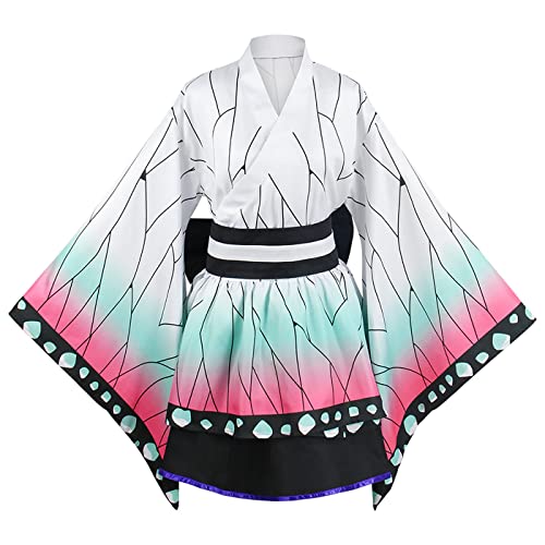 bi bi hou Damen Kochou Shinobu Kostüm Maid Dress 3 Piece Set Anime Kostüm Kimetsu no Yaiba Cosplay Shinobu Kimono Weihnachten Halloween Karneval Party Bühnenauftritt Kostüm Erwachsene bi bi hou Damen Kochou Shinobu Kostüm Maid Dress 3 Piece Set Anime Kostüm Kimetsu no Yaiba Cosplay Shinobu Kimono Weihnachten Halloween Karneval Party Bühnenauftritt Kostüm Erwachsene von bi bi hou