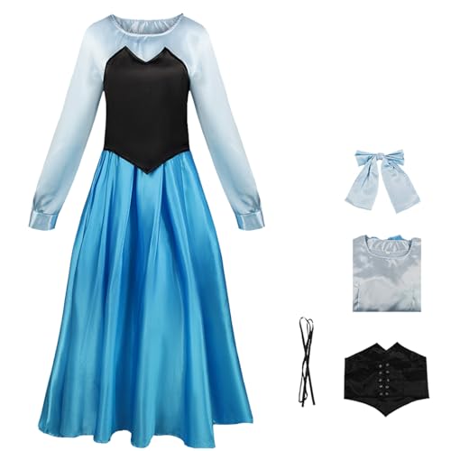 bi bi hou Damen Prinzessin Ariel Kleid mit Zubehör Perücke Ariel Cosplay Verkleidung Prinzessin Kostüm Weihnachten Halloween Karneval Party Bühnenauftritt Kostüm für Erwachsene bi bi hou Damen Prinzessin Ariel Kleid mit Zubehör Perücke Ariel Cosplay Verkleidung Prinzessin Kostüm Weihnachten Halloween Karneval Party Bühnenauftritt Kostüm für Erwachsene von bi bi hou