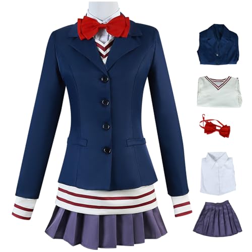 bi bi hou Dandadan Cosplay Shiratori Aira Kostüm Set mit Perücke Anime Dan Da Dan Verkleidung Aira Shiratori Cosplay JK Uniform Weihnachtstag Halloween Karneval Party Bühnenauftritt Kostüm Erwachsene bi bi hou Dandadan Cosplay Shiratori Aira Kostüm Set mit Perücke Anime Dan Da Dan Verkleidung Aira Shiratori Cosplay JK Uniform Weihnachtstag Halloween Karneval Party Bühnenauftritt Kostüm Erwachsene von bi bi hou