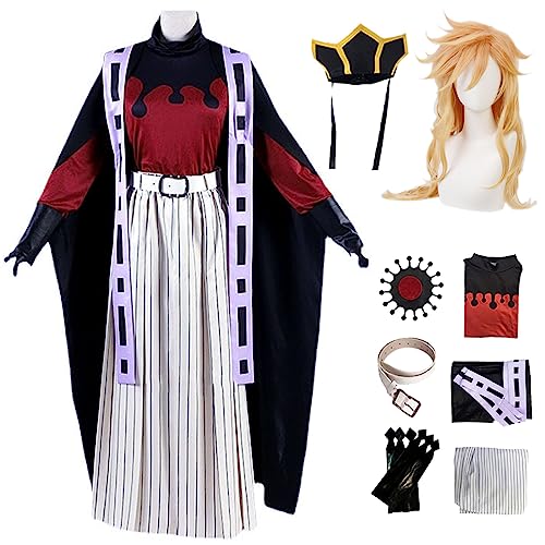bi bi hou Douma Cosplay Kostüm Komplett mit Hüte und Perücke Anime Cosplay Kostüm Kimetsu no Yaiba Cosplay Kimono Halloween Karneval Party Performance Kostüm Erwachsene Unisex bi bi hou Douma Cosplay Kostüm Komplett mit Hüte und Perücke Anime Cosplay Kostüm Kimetsu no Yaiba Cosplay Kimono Halloween Karneval Party Performance Kostüm Erwachsene Unisex von bi bi hou