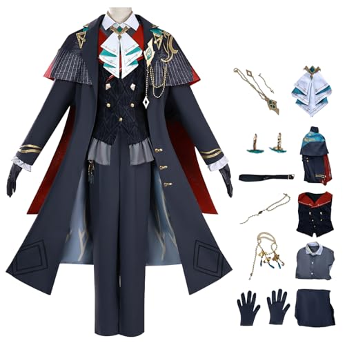 bi bi hou Genshin Impact Alhaitham Cosplay Kostüm Komplettes Set mit Perücke Genshin Cosplay Verkleidung Alhaitham Neue Uniform Halloween Karneval Party Bühnenauftritt Kostüm bi bi hou Genshin Impact Alhaitham Cosplay Kostüm Komplettes Set mit Perücke Genshin Cosplay Verkleidung Alhaitham Neue Uniform Halloween Karneval Party Bühnenauftritt Kostüm von bi bi hou