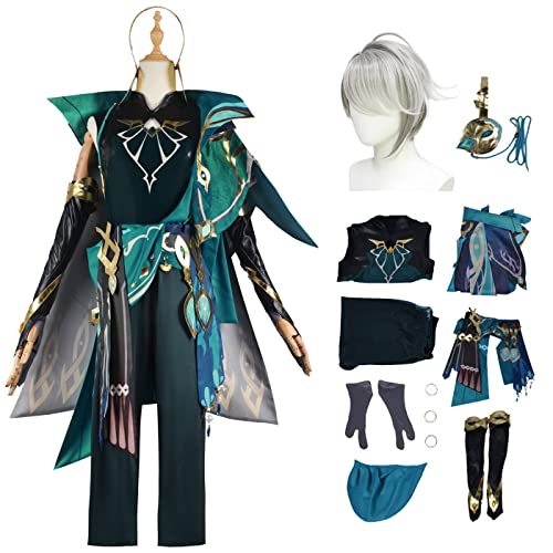 bi bi hou Genshin Impact Alhaitham Cosplay Kostüm Set mit Perücke Genshin Alhaitham Cosplay Verkleidung Alhaitham Cosplay Uniform Halloween Karneval Party Bühnenauftritt Kostüm Erwachsene bi bi hou Genshin Impact Alhaitham Cosplay Kostüm Set mit Perücke Genshin Alhaitham Cosplay Verkleidung Alhaitham Cosplay Uniform Halloween Karneval Party Bühnenauftritt Kostüm Erwachsene von bi bi hou