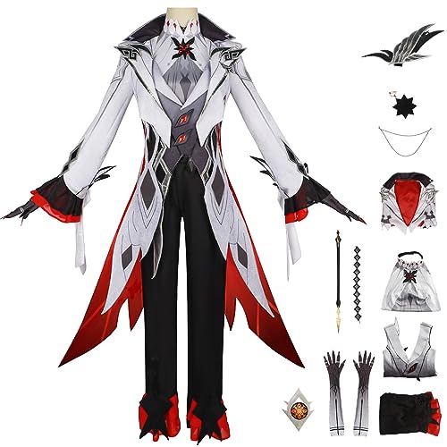 bi bi hou Genshin Impact Arlecchino Cosplay Kostüm Komplettes Set mit Perücke Genshin Arlecchino Cosplay Verkleidung Arlecchino Cosplay Uniform Halloween Karneval Party Bühnenauftritt Kostüm bi bi hou Genshin Impact Arlecchino Cosplay Kostüm Komplettes Set mit Perücke Genshin Arlecchino Cosplay Verkleidung Arlecchino Cosplay Uniform Halloween Karneval Party Bühnenauftritt Kostüm von bi bi hou