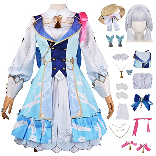 bi bi hou Genshin Impact Ayaka Cosplay Kostüm Komplettes Set mit Perücke Genshin Ayaka Cosplay Verkleidung Ayaka Neue Kleidung Cosplay Halloween Karneval Party Bühnenauftritt Kostüm Erwachsene bi bi hou Genshin Impact Ayaka Cosplay Kostüm Komplettes Set mit Perücke Genshin Ayaka Cosplay Verkleidung Ayaka Neue Kleidung Cosplay Halloween Karneval Party Bühnenauftritt Kostüm Erwachsene von bi bi hou