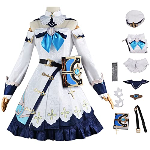 bi bi hou Genshin Impact Barbara Cosplay Kostüm Komplettes Set mit Perücke Genshin Barbara Cosplay Verkleidung Barbara Cosplay Uniform Halloween Karneval Party Bühnenauftritt Kostüm Erwachsene bi bi hou Genshin Impact Barbara Cosplay Kostüm Komplettes Set mit Perücke Genshin Barbara Cosplay Verkleidung Barbara Cosplay Uniform Halloween Karneval Party Bühnenauftritt Kostüm Erwachsene von bi bi hou