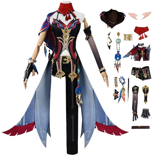 bi bi hou Genshin Impact Chasca Cosplay Kostüm Set mit Perücke Genshin Cosplay Verkleidung Chasca Cosplay Uniform Weihnachtstag Halloween Karneval Party Bühnenauftritt Kostüm Erwachsene bi bi hou Genshin Impact Chasca Cosplay Kostüm Set mit Perücke Genshin Cosplay Verkleidung Chasca Cosplay Uniform Weihnachtstag Halloween Karneval Party Bühnenauftritt Kostüm Erwachsene von bi bi hou