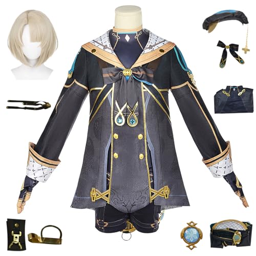 bi bi hou Genshin Impact Freminet Cosplay Kostüm Komplettes Set mit Perücke Genshin Freminet Cosplay Verkleidung Freminet Cosplay Uniform Halloween Karneval Party Bühnenauftritt Kostüm bi bi hou Genshin Impact Freminet Cosplay Kostüm Komplettes Set mit Perücke Genshin Freminet Cosplay Verkleidung Freminet Cosplay Uniform Halloween Karneval Party Bühnenauftritt Kostüm von bi bi hou