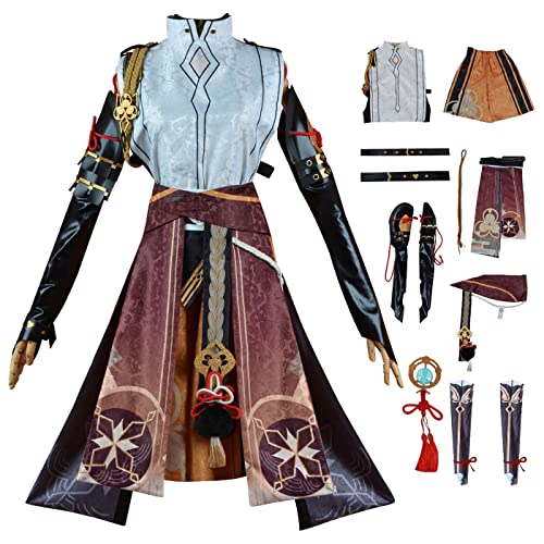 bi bi hou Genshin Impact Heizou Cosplay Kostüm Komplettes Set mit Perücke Genshin Cosplay Verkleidung Heizou Cosplay Uniform Halloween Karneval Party Bühnenauftritt Kostüm Erwachsene bi bi hou Genshin Impact Heizou Cosplay Kostüm Komplettes Set mit Perücke Genshin Cosplay Verkleidung Heizou Cosplay Uniform Halloween Karneval Party Bühnenauftritt Kostüm Erwachsene von bi bi hou
