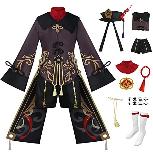bi bi hou Genshin Impact Hutao Cosplay Kostüm Komplettes Set Genshin Cosplay Verkleidung Hu Tao Cosplay Kostüm Halloween Karneval Party Bühnenauftritt Kostüm Erwachsene Damen bi bi hou Genshin Impact Hutao Cosplay Kostüm Komplettes Set Genshin Cosplay Verkleidung Hu Tao Cosplay Kostüm Halloween Karneval Party Bühnenauftritt Kostüm Erwachsene Damen von bi bi hou