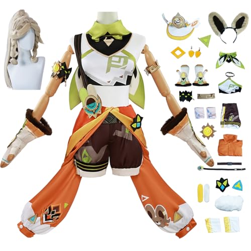 bi bi hou Genshin Impact Kachina Cosplay Kostüm Set mit Perücke Genshin Cosplay Verkleidung Kachina Cosplay Uniform Weihnachtstag Halloween Karneval Party Bühnenauftritt Kostüm Erwachsene bi bi hou Genshin Impact Kachina Cosplay Kostüm Set mit Perücke Genshin Cosplay Verkleidung Kachina Cosplay Uniform Weihnachtstag Halloween Karneval Party Bühnenauftritt Kostüm Erwachsene von bi bi hou