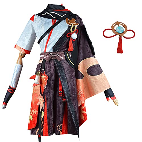 bi bi hou Genshin Impact Kazuha Cosplay Kostüm Komplettes Set mit Perücke Genshin Cosplay Verkleidung Kazuha Cosplay Uniform Halloween Karneval Party Bühnenauftritt Kostüm Erwachsene bi bi hou Genshin Impact Kazuha Cosplay Kostüm Komplettes Set mit Perücke Genshin Cosplay Verkleidung Kazuha Cosplay Uniform Halloween Karneval Party Bühnenauftritt Kostüm Erwachsene von bi bi hou
