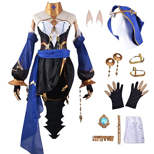 bi bi hou Genshin Impact Layla Cosplay Kostüm Komplettes Set Genshin Cosplay Verkleidung Spielfiguren Layla Cosplay Uniform Halloween Karneval Party Bühnenauftritt Kostüm Erwachsene bi bi hou Genshin Impact Layla Cosplay Kostüm Komplettes Set Genshin Cosplay Verkleidung Spielfiguren Layla Cosplay Uniform Halloween Karneval Party Bühnenauftritt Kostüm Erwachsene von bi bi hou
