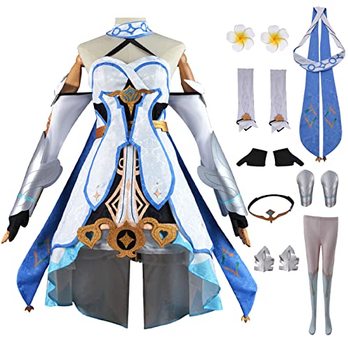 bi bi hou Genshin Impact Lumine Cosplay Kostüm Komplettes Set mit Perücke Genshin Traveler Cosplay Verkleidung Lumine Cosplay Uniform Halloween Karneval Party Bühnenauftritt Kostüm Erwachsene bi bi hou Genshin Impact Lumine Cosplay Kostüm Komplettes Set mit Perücke Genshin Traveler Cosplay Verkleidung Lumine Cosplay Uniform Halloween Karneval Party Bühnenauftritt Kostüm Erwachsene von bi bi hou