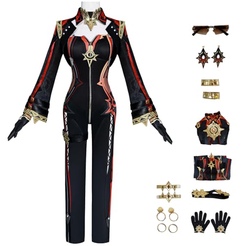 bi bi hou Genshin Impact Mavuika Cosplay Kostüm Set mit Perücke Genshin Cosplay Verkleidung Mavuika Cosplay Uniform Weihnachtstag Halloween Karneval Party Bühnenauftritt Kostüm Erwachsene bi bi hou Genshin Impact Mavuika Cosplay Kostüm Set mit Perücke Genshin Cosplay Verkleidung Mavuika Cosplay Uniform Weihnachtstag Halloween Karneval Party Bühnenauftritt Kostüm Erwachsene von bi bi hou