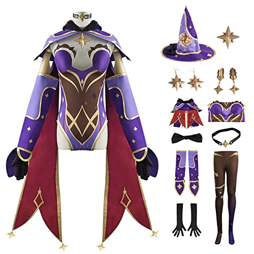 bi bi hou Genshin Impact Mona Cosplay Kostüm Komplettes Set mit Perücke Genshin Mona Cosplay Verkleidung Mona Cosplay Uniform Halloween Karneval Party Bühnenauftritt Kostüm Erwachsene bi bi hou Genshin Impact Mona Cosplay Kostüm Komplettes Set mit Perücke Genshin Mona Cosplay Verkleidung Mona Cosplay Uniform Halloween Karneval Party Bühnenauftritt Kostüm Erwachsene von bi bi hou