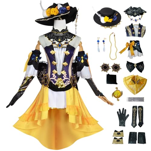 bi bi hou Genshin Impact Navia Cosplay Kostüm Komplettes Set mit Perücke Genshin Navia Verkleidung Regulär/Deluxe Navia Cosplay Uniform Halloween Karneval Party Bühnenauftritt Kostüm Erwachsene bi bi hou Genshin Impact Navia Cosplay Kostüm Komplettes Set mit Perücke Genshin Navia Verkleidung Regulär/Deluxe Navia Cosplay Uniform Halloween Karneval Party Bühnenauftritt Kostüm Erwachsene von bi bi hou