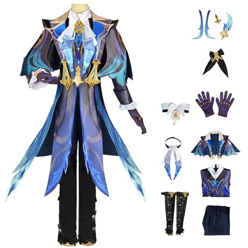 bi bi hou Genshin Impact Neuvillette Cosplay Kostüm Komplettes Set mit Perücke Genshin Neuvillette Cosplay Verkleidung Neuvillette Cosplay Uniform Halloween Karneval Party Bühnenauftritt Kostüm bi bi hou Genshin Impact Neuvillette Cosplay Kostüm Komplettes Set mit Perücke Genshin Neuvillette Cosplay Verkleidung Neuvillette Cosplay Uniform Halloween Karneval Party Bühnenauftritt Kostüm von bi bi hou