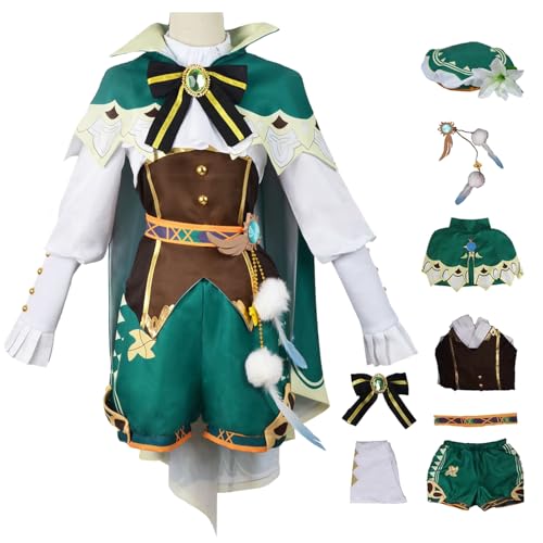 bi bi hou Genshin Impact Venti Cosplay Kostüm Komplettes Set mit Perücke Genshin Cosplay Verkleidung Spielfiguren Venti Cosplay Uniform Halloween Karneval Party Bühnenauftritt Kostüm Erwachsene bi bi hou Genshin Impact Venti Cosplay Kostüm Komplettes Set mit Perücke Genshin Cosplay Verkleidung Spielfiguren Venti Cosplay Uniform Halloween Karneval Party Bühnenauftritt Kostüm Erwachsene von bi bi hou
